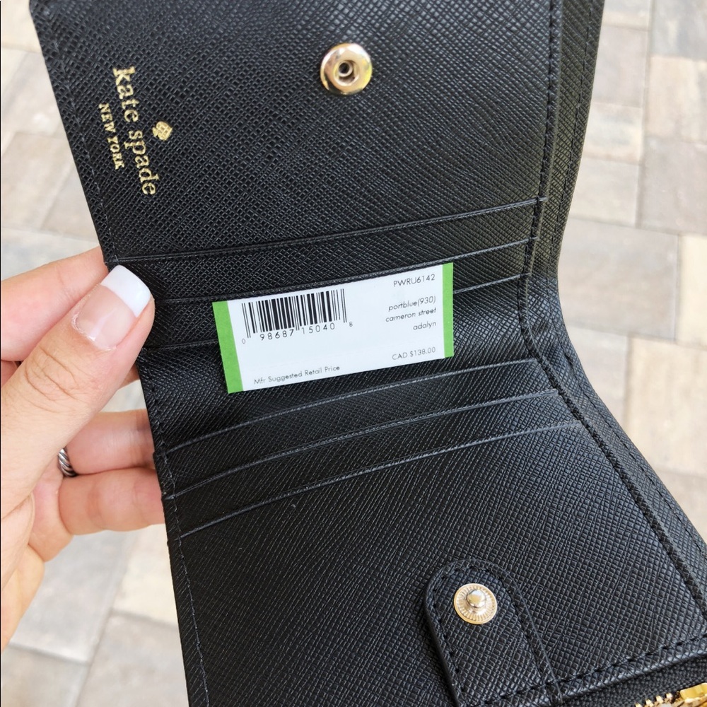 Kate Spade Adalyn Embellished Denim Wallet - Picture 6 of 7